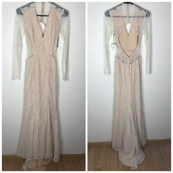 Tularosa X Revolve Ceremony Lace Dress New With Tags Wedding Elopement size 0 - Picture 3 of 3